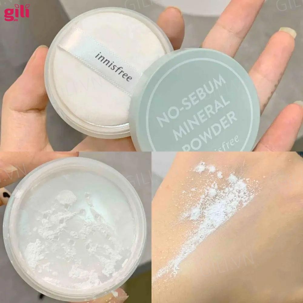 Phấn phủ dạng bột Innisfree No Sebum Mineral Powder 5gr chính hãng