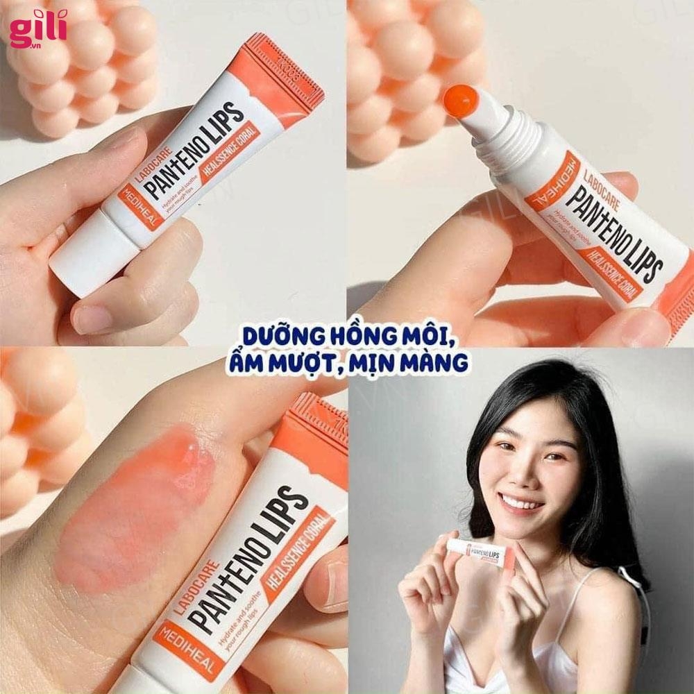 Son dưỡng Mediheal Labocare Pantenolips Healssence Coral Cam 10ml chính hãng