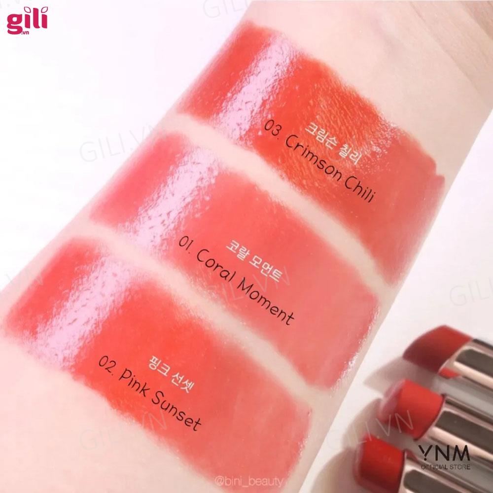 Son dưỡng YNM Candy Pop Glow Melting Balm Crimson Chili 3g chính hãng