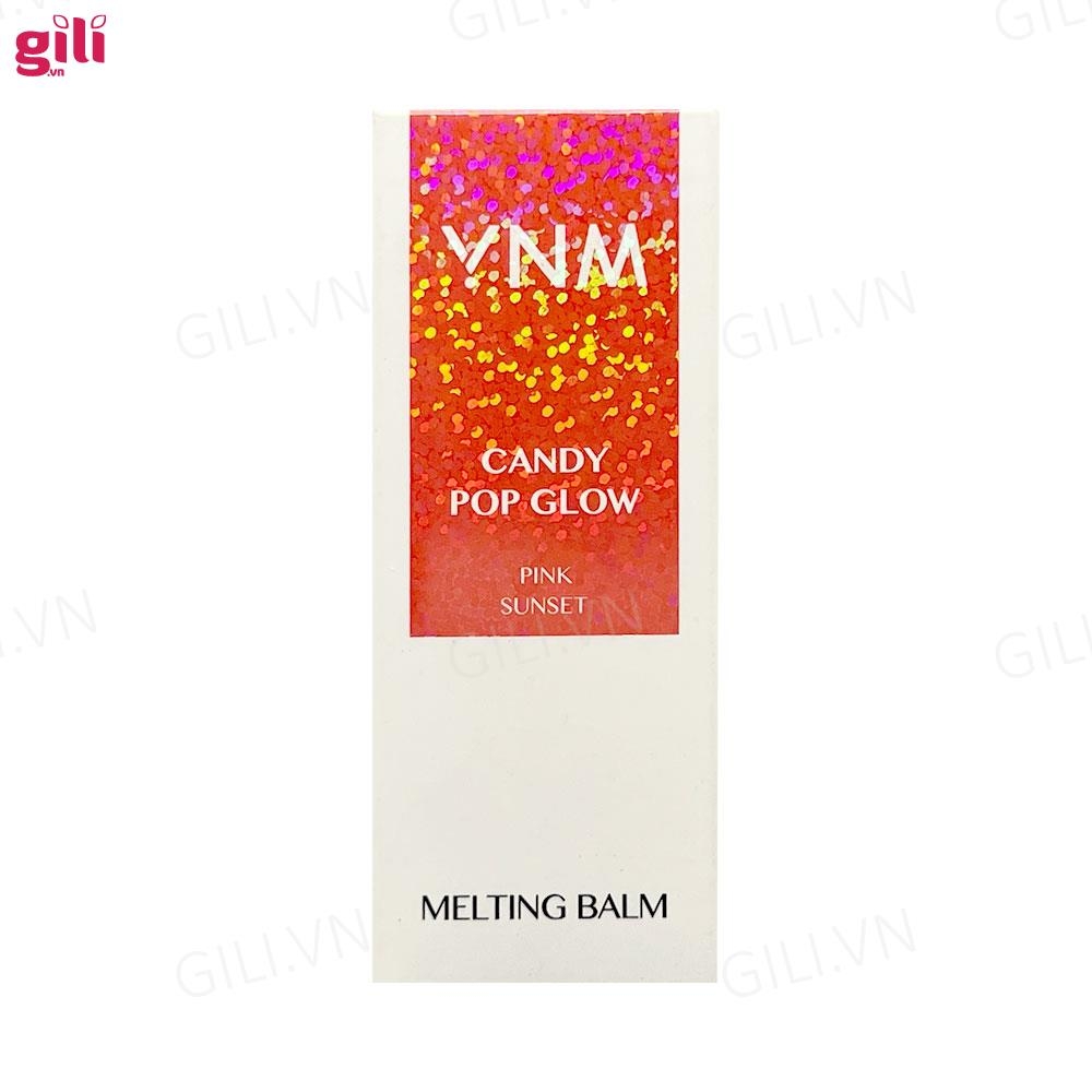 Son dưỡng YNM Candy Pop Glow Melting Balm Pink Sunset 3g chính hãng