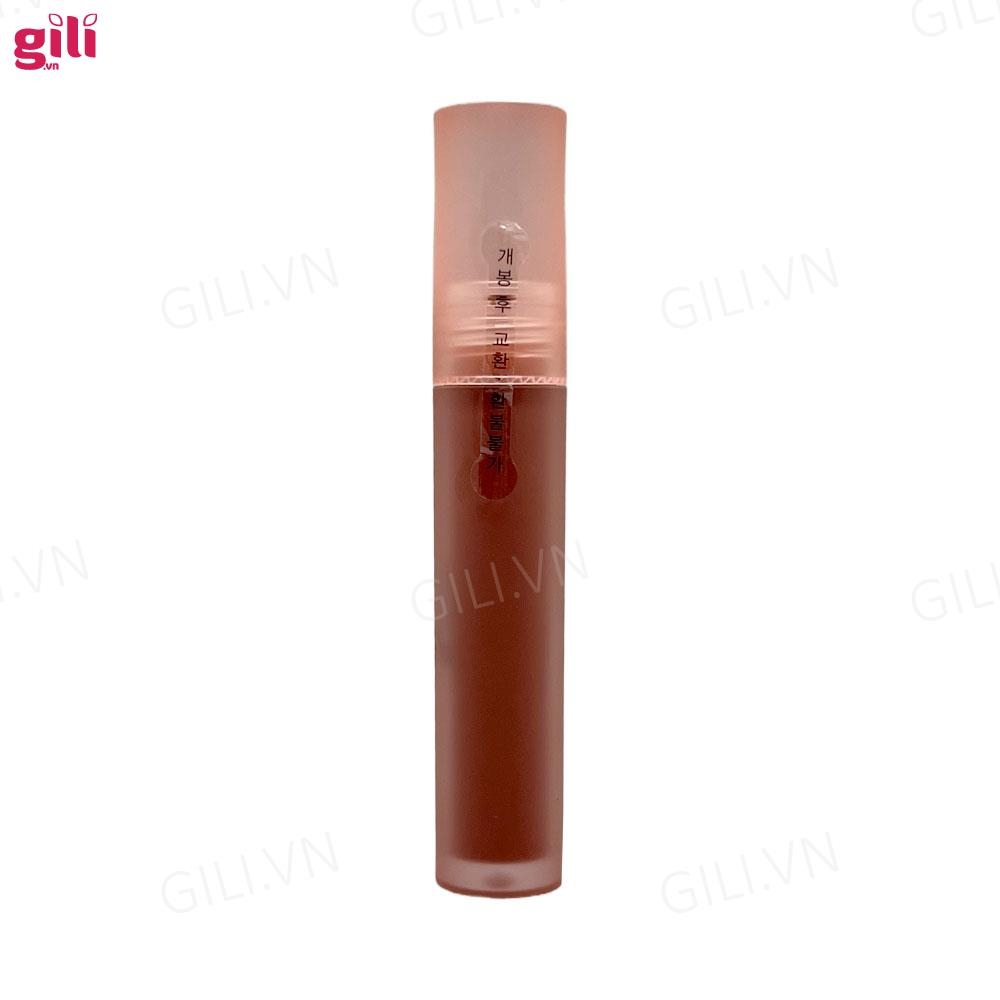 Son kem 3CE Blur Water Tint Laydown 4.6g - hồng đào trầm chính hãng.