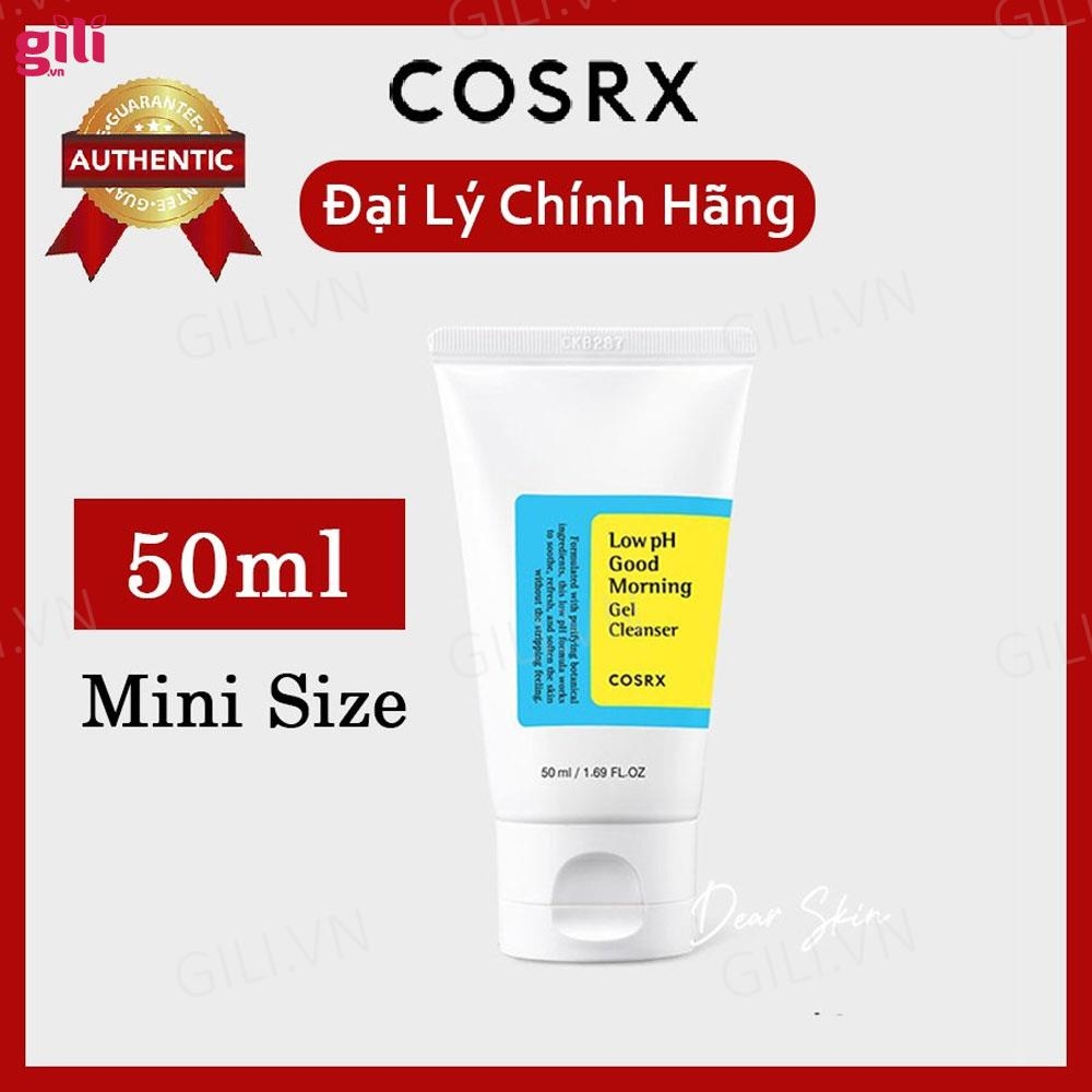 Sữa rửa mặt Cosrx Low pH Good Morning Gel Cleanser 50ml chính hãng