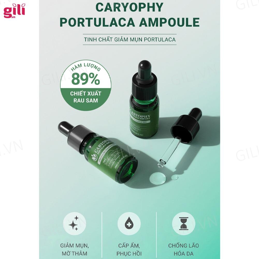 Tinh chất serum giảm mụn Caryophy Portulaca Ampoule 10ml chính hãng