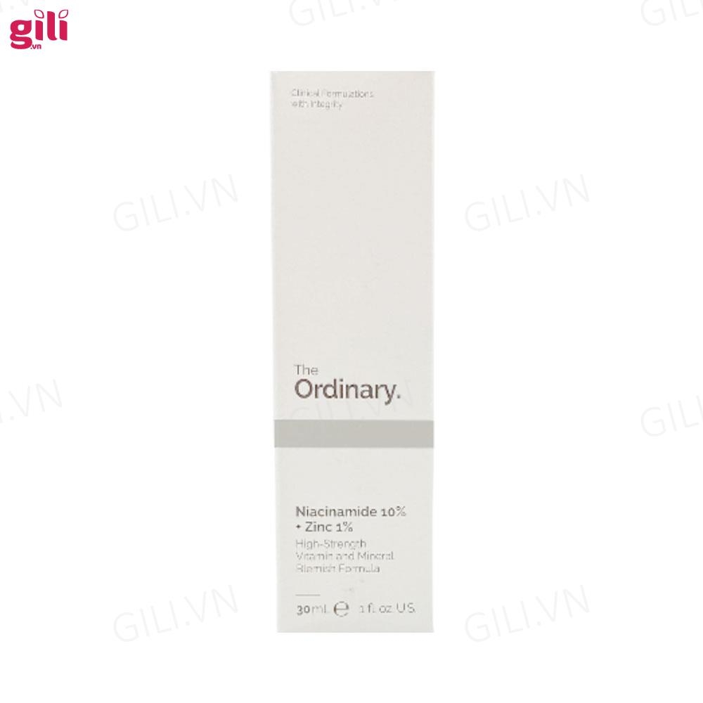 Tinh chất serum The Ordinary Niacinamide 10% + Zinc 1% chính hãng