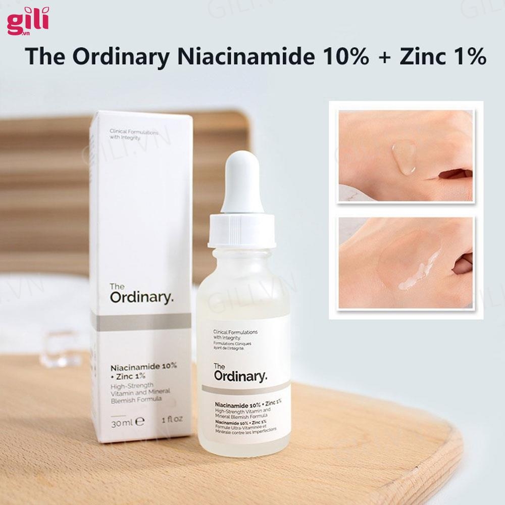 Tinh chất serum The Ordinary Niacinamide 10% + Zinc 1% chính hãng