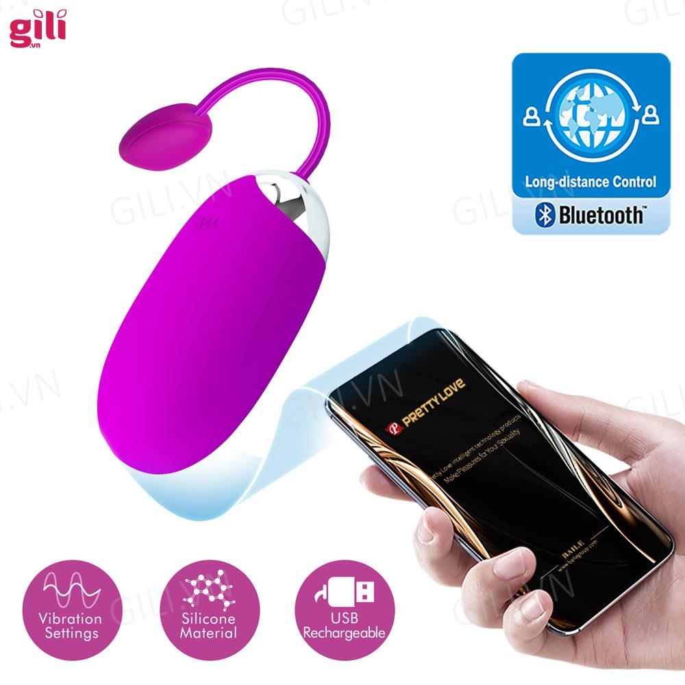 Trứng rung bluetooth Pretty Love Abner tăng khoái cảm chính hãng