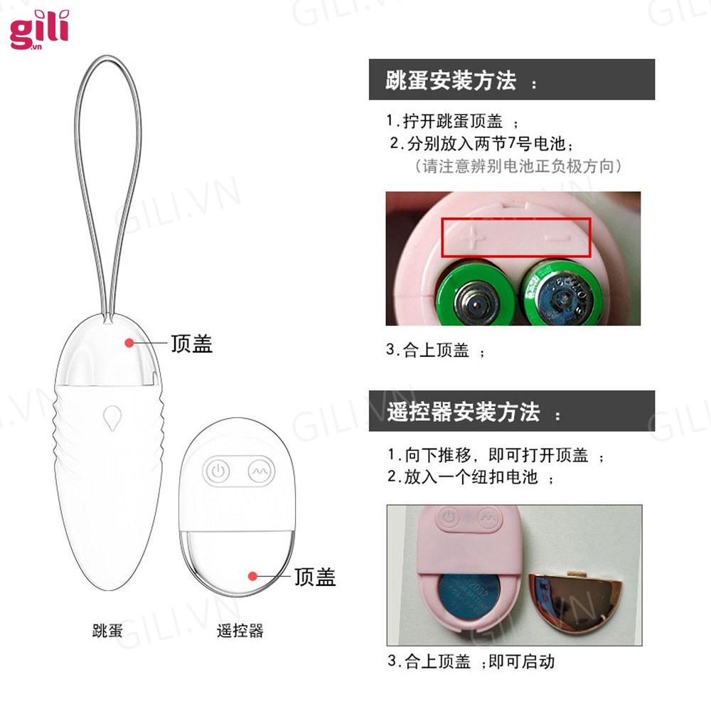 Trứng rung tăng khoái cảm Lilo Vibrator 10 chế độ chính hãng