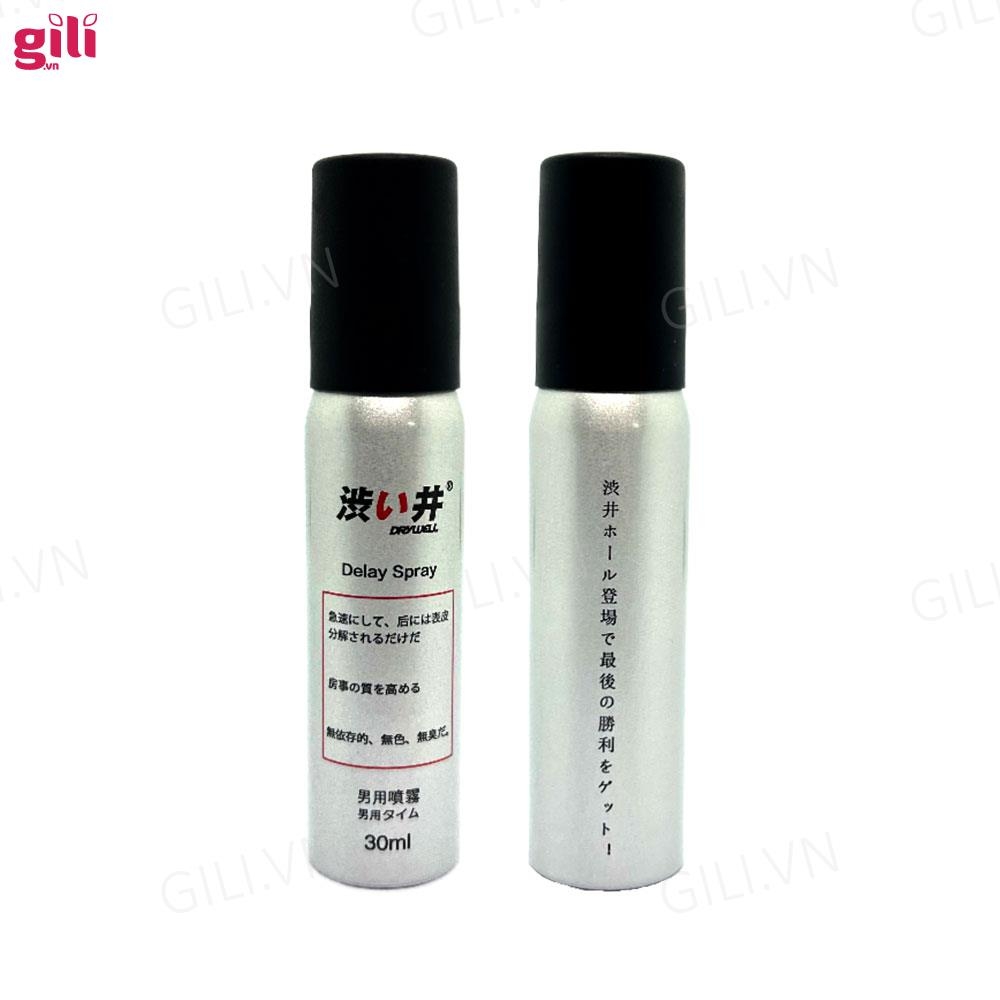 Xịt chống xuất tinh sớm Drywell Delay Spray 30ml chính hãng