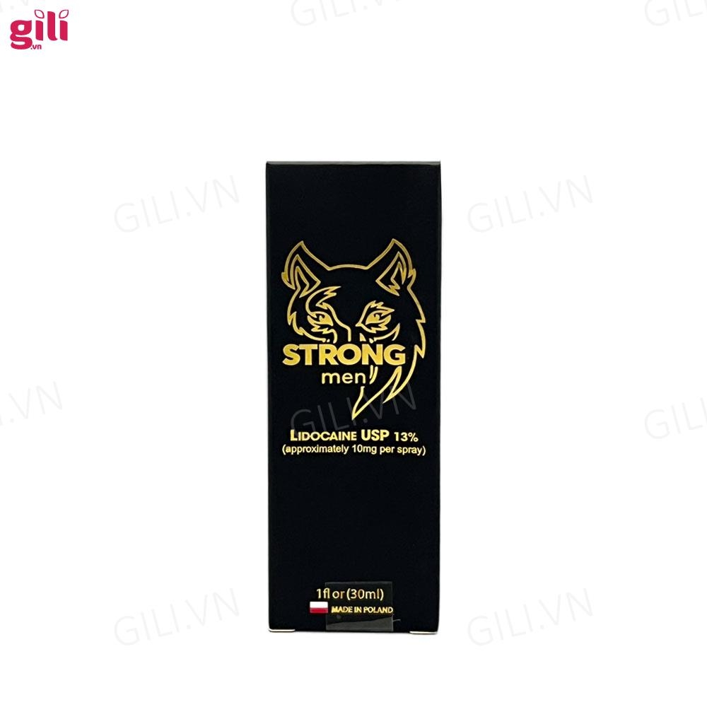 Xịt chống xuất tinh sớm Strong Men 30ml chính hãng