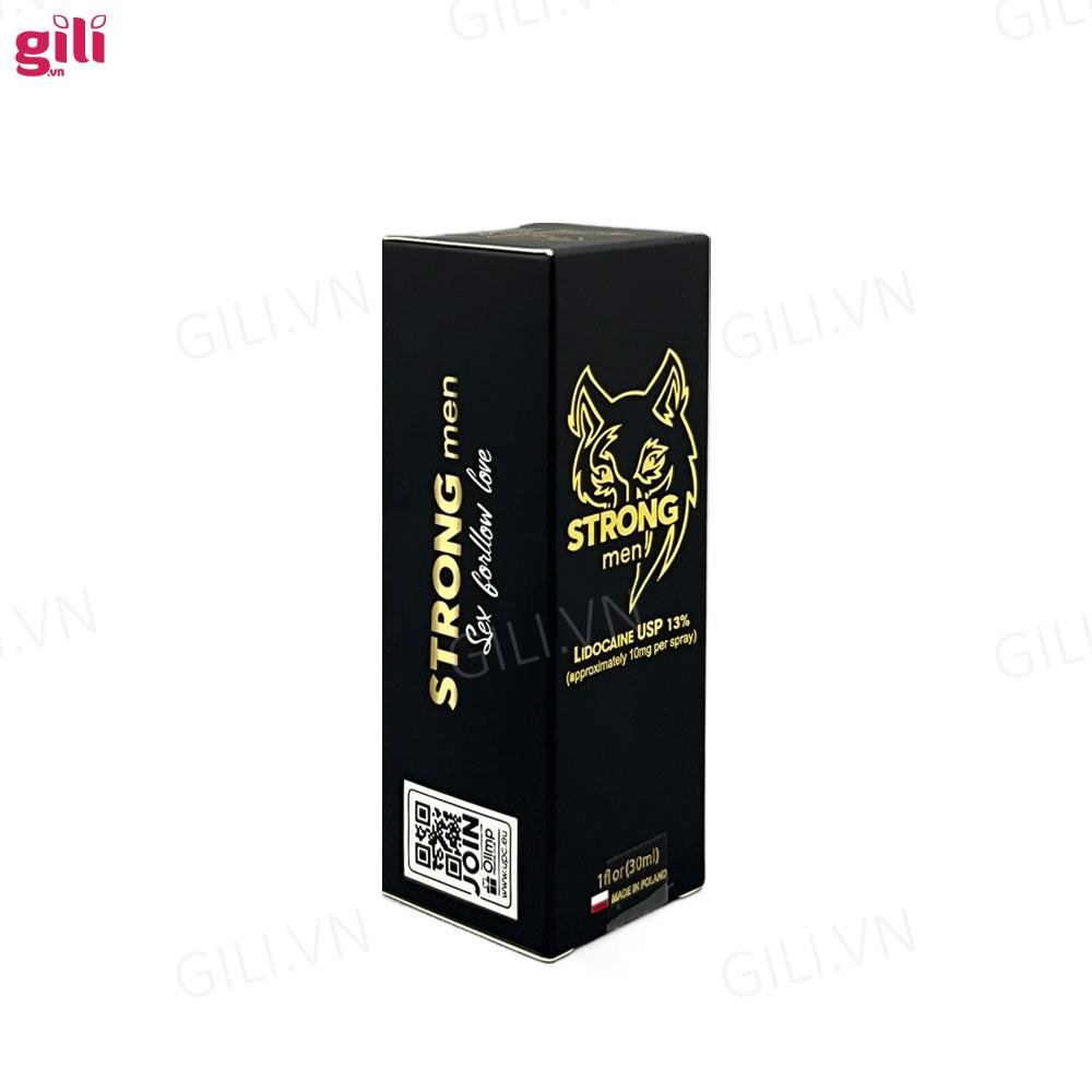 Xịt chống xuất tinh sớm Strong Men 30ml chính hãng