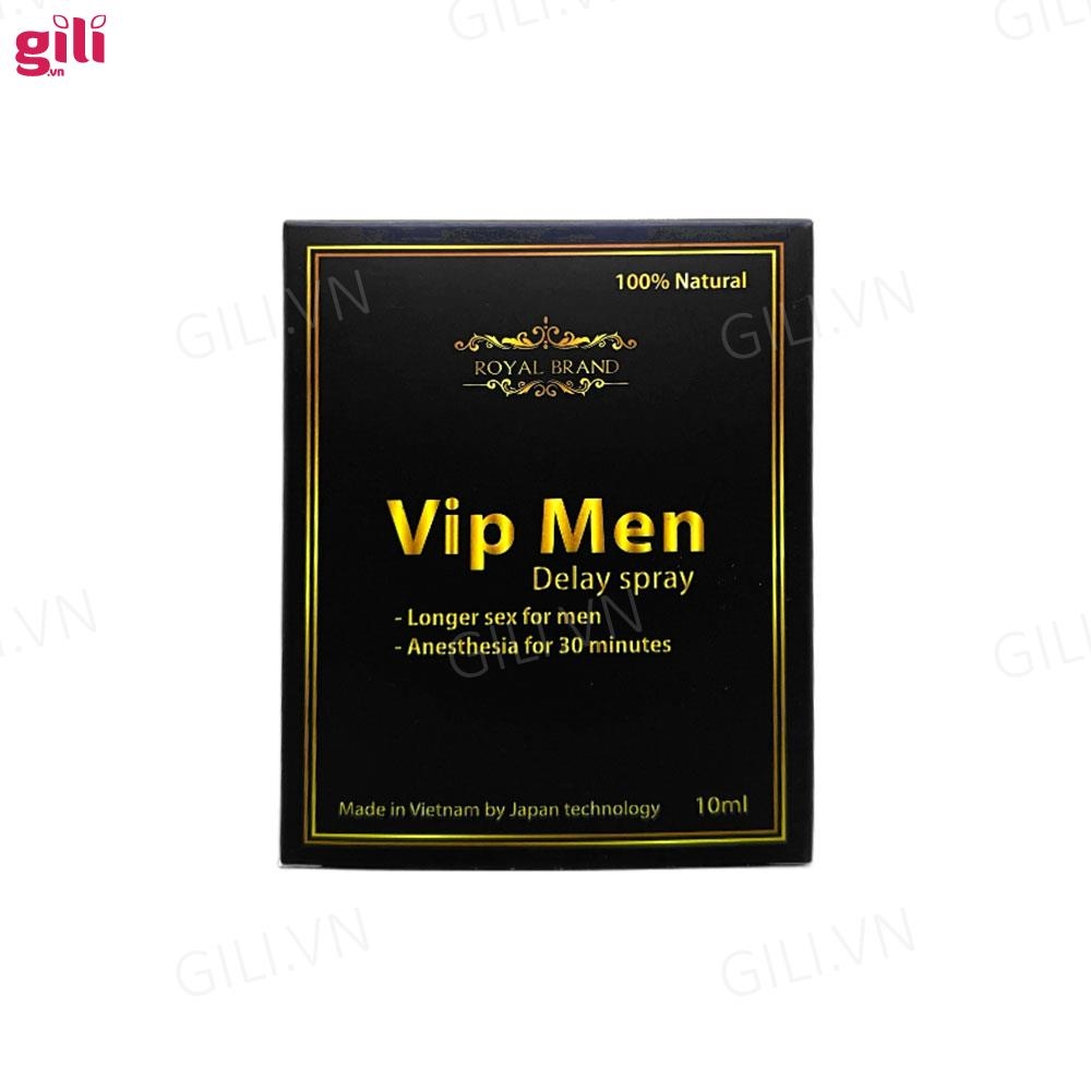 Xịt chống xuất tinh sớm Vip Men 10ml chính hãng