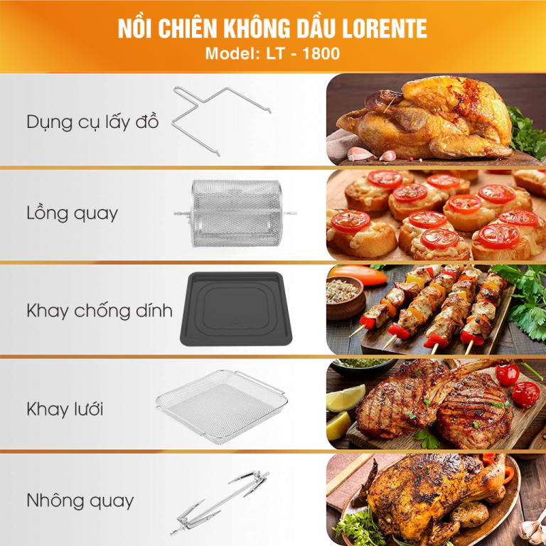 Nồi chiên không dầu chính hãng, giá rẻ