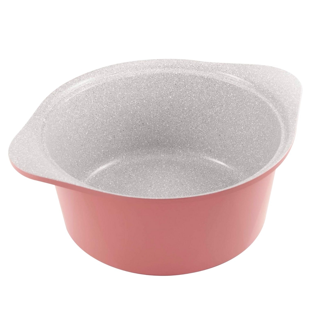 Bộ nồi đúc chống dính Ceramic vân đá, bộ nồi chống dính bếp từ vân đá Green Cook GCS02 Size 18 - 20 - 24