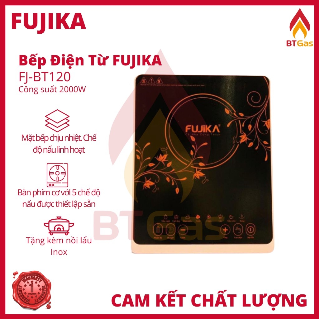 Bếp Từ 2000W Fujika FJ-BT1920 (Tặng Kèm Nồi Lẩu)