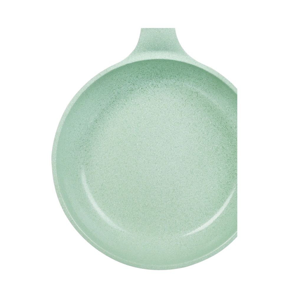 Chảo chống dính  đúc đáy từ men đá ceramic xanh ngọc Green Cook GCP06 size 20-24-26-28 cm công nghệ Hàn Quốc