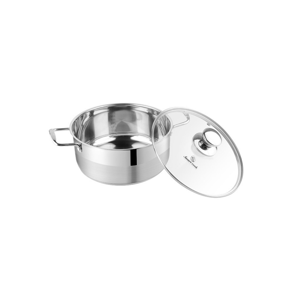 Bộ nồi bếp từ inox Smartcook SM2102MN size quánh 16, 20 , 24cm