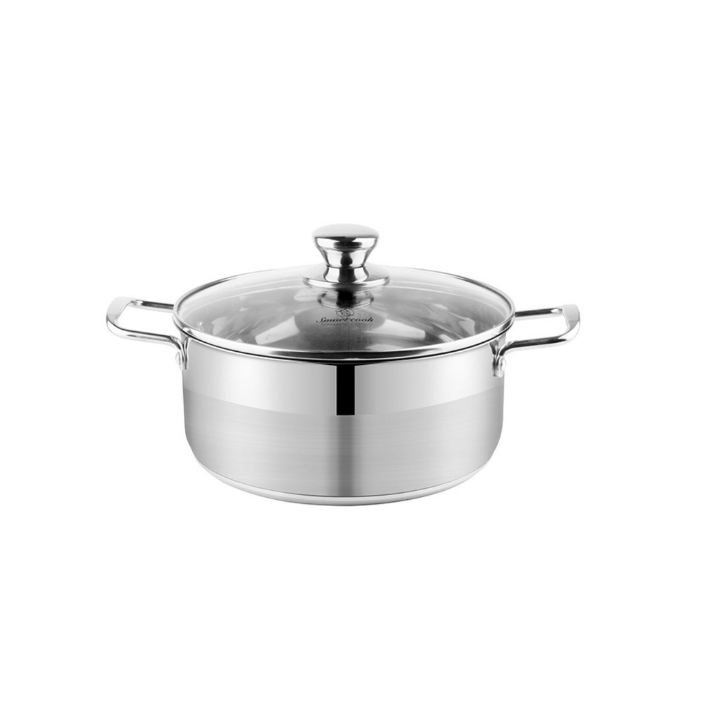 Bộ nồi bếp từ inox Smartcook SM2107MN size nồi 16, 20 , 24cm