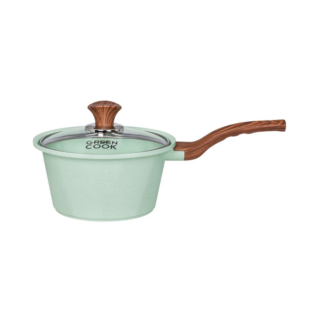 Nồi chống dính nồi bếp từ Green Cook, nồi chống dính đáy từ men đá xanh ngọc Green Cook GCS05