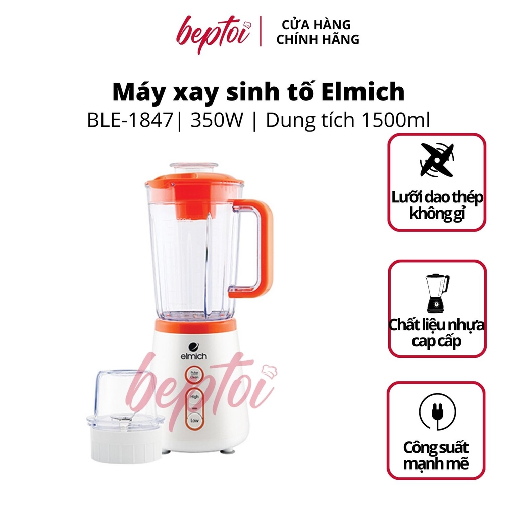 Máy xay sinh tố Elmich, máy xay sinh tố đa năng Elmich BLE-1847