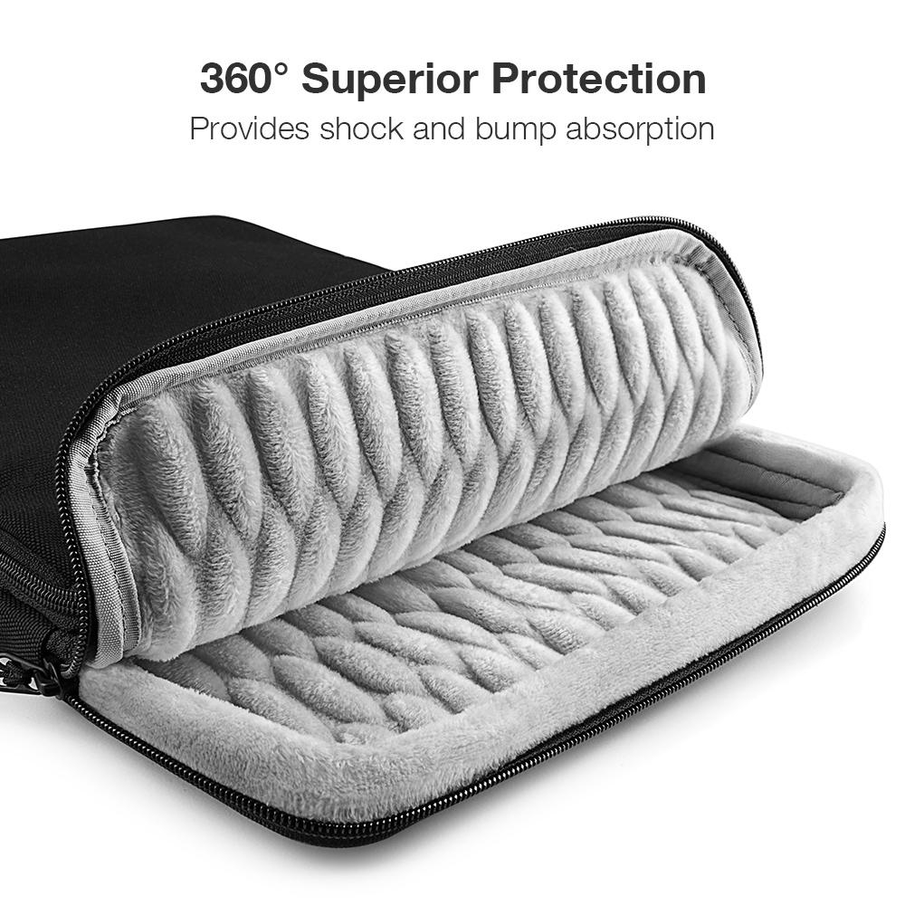 Túi xách chống sốc Tomtoc (usa) 360° protection premium macbook air / pro 13′′ black h13-c02d