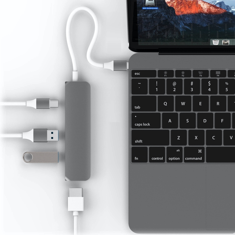 Cổng Chuyển Hyper Drive Usb Type-C Hub With 4K HDMI (GN22B-Gray)