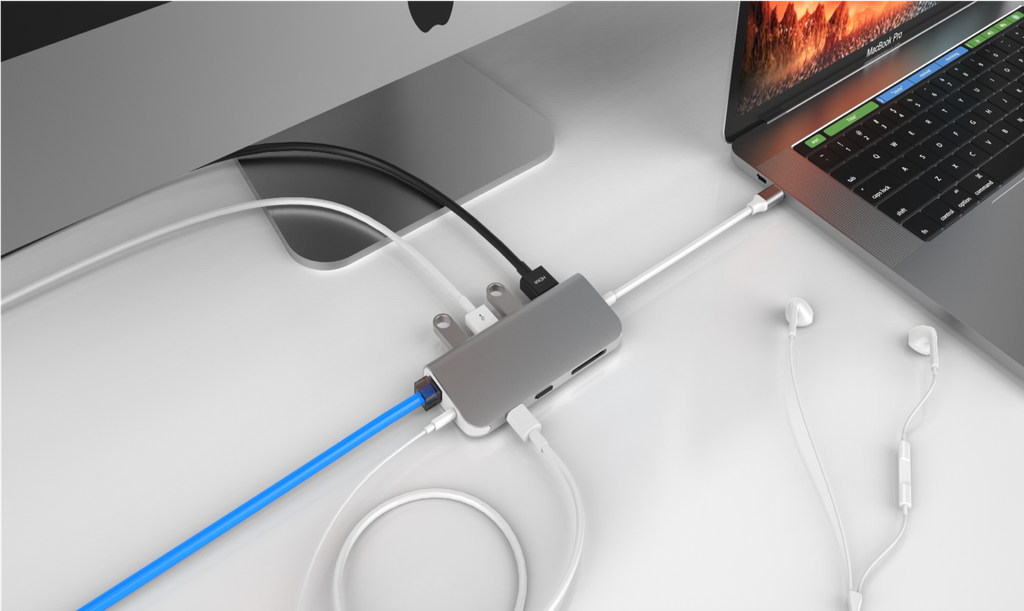 CCổng Chuyển Hyper Drive Power 9-IN-1 Usb-C Hub For iPad Pro 2018-2020, Macbook, Surface, Ultrabook – HD30F