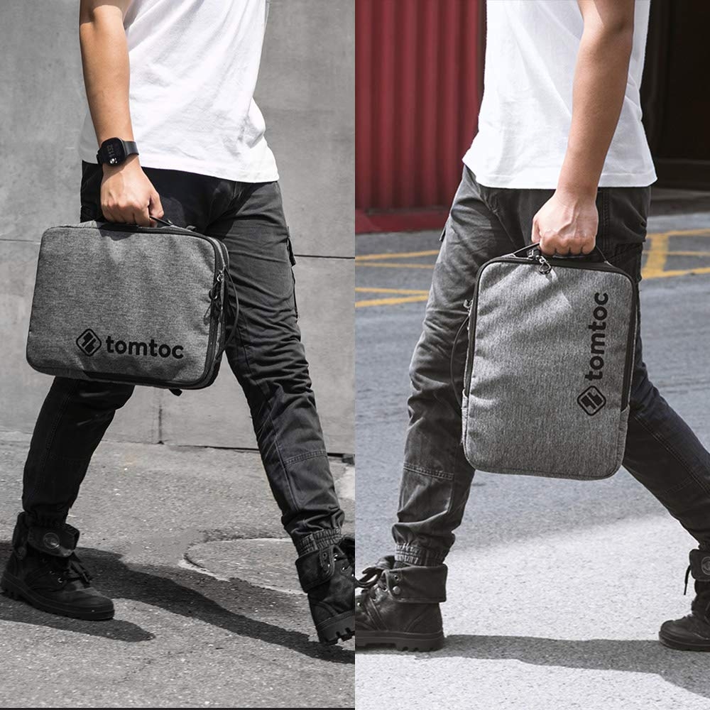 Túi đeo chéoTomtoc (usa) urban shoulder bags for macbook 15″16″, ultrabook 15″ gray (h14-e02g)