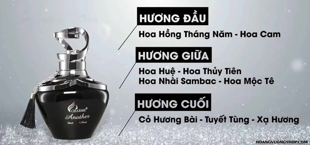 shop nước hoa Charme Perfume chính hãng uy tín Hoangvuongshop.com cũng là website chính thức của team Đàn ông thích phụ nữ dùng nước hoa mùi gì