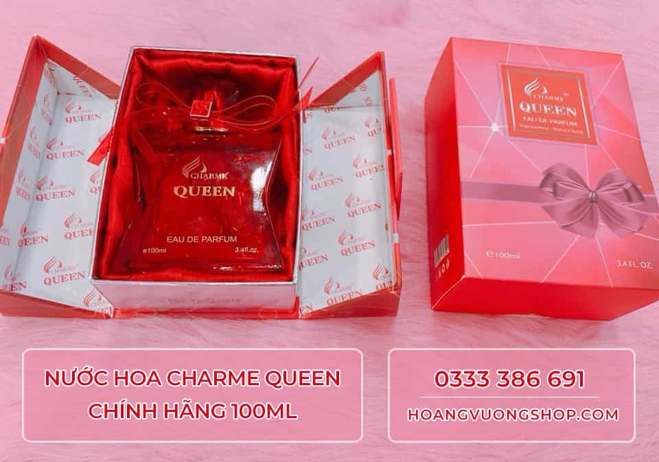 shop nước hoa Charme Perfume chính hãng uy tín Hoangvuongshop.com cũng là website chính thức của team Nước hoa quyến rũ nam giới charme Queen 100ml