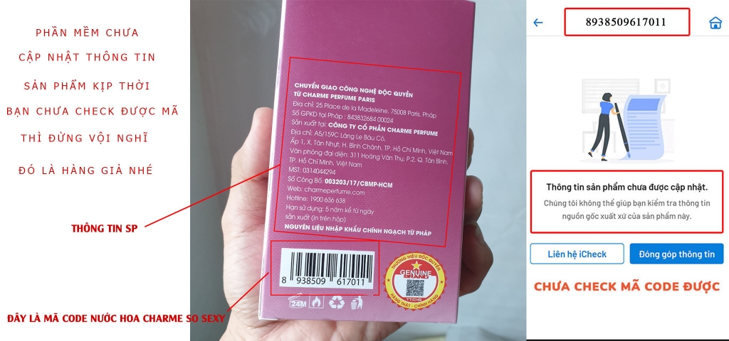 Kiểm tra hàng thật giả sau khi mua