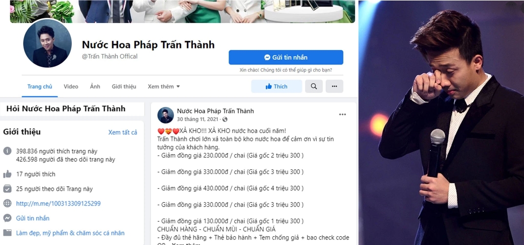 Shop Nước hoa Trấn Thành, Hari Won giá rẻ, sự thực như thế nào?