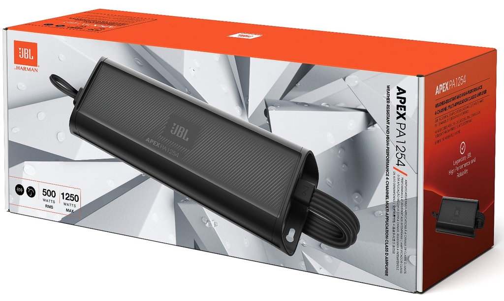 Amply 4 kênh lắp xe ô tô JBL PA 1254