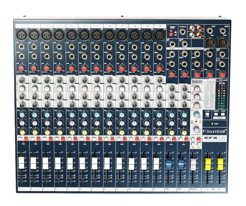 Mixer analog SOUNDCRAFT EFX12 CONSOLE - Hàng Chính hãng PGI