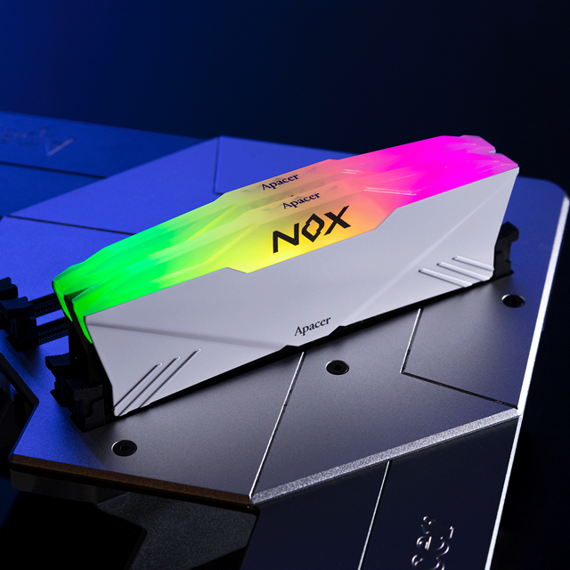 Ram Apacer Nox Rgb 8Gb/3200 DDR4 (1x8Gb) Led RGB White
