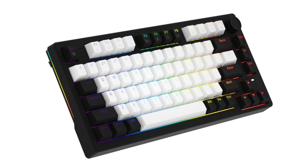 Bàn phím cơ DareU EK75 White Black DareU Dream switch