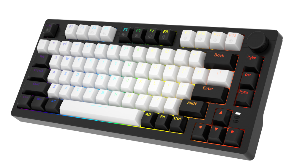 Bàn phím cơ DareU EK75 White Black DareU Dream switch