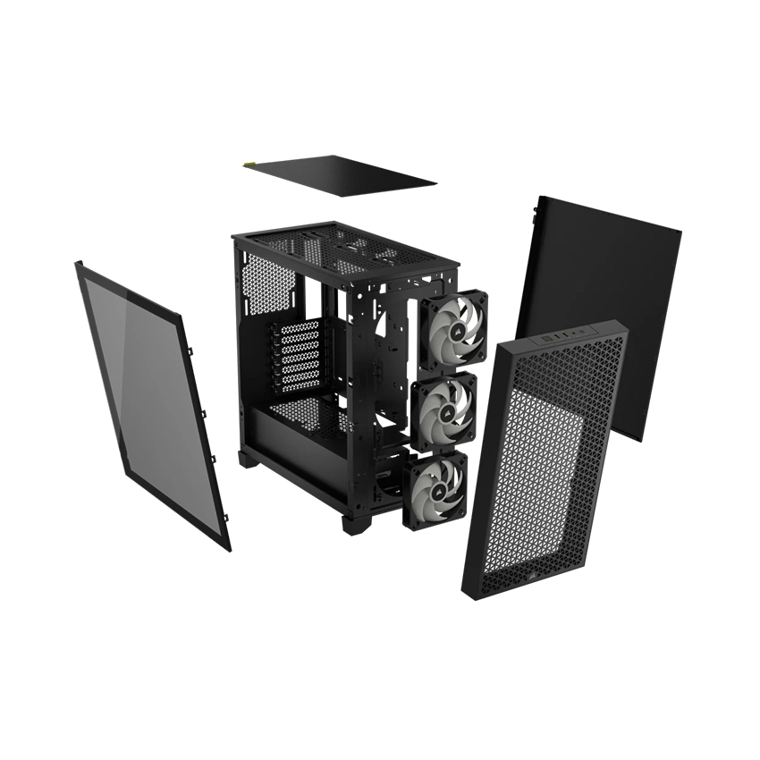 Case Corsair 3000D RGB AIRFLOW Mid-Tower PC Case - Black ( CC-9011255-WW )