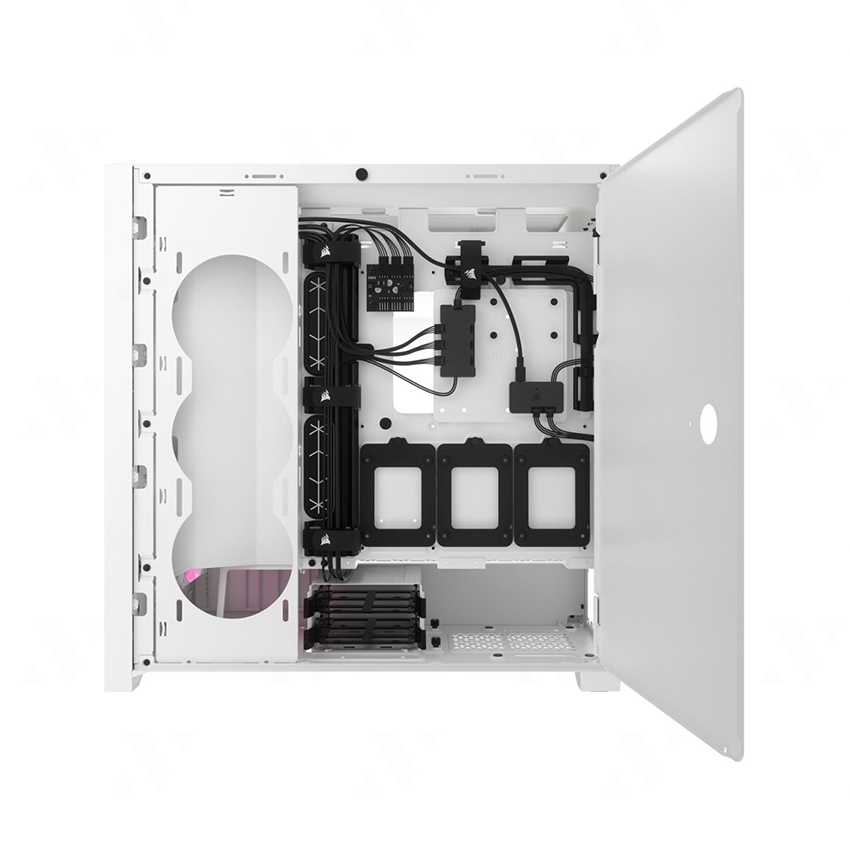 Case Corsair iCUE 5000D RGB Airflow, True White (CC-9011243-WW)