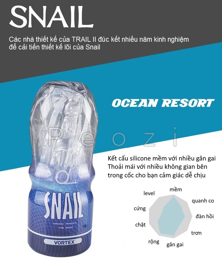 Cốc thủ dâm Diose Snail - Snail Masturbation Cup