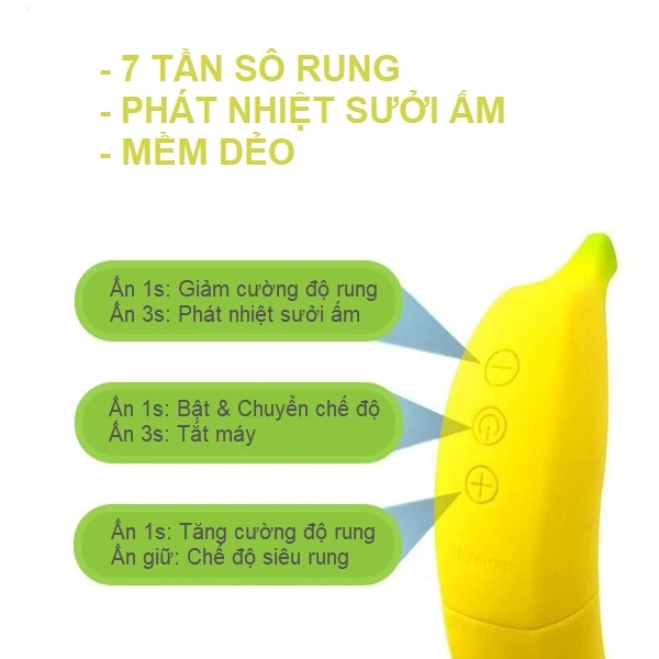 Dương vật giả ngụy trang quả chuối - Moylan Banana Vibrator