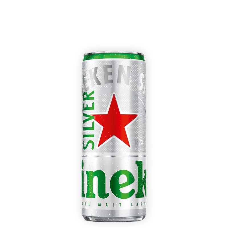 Bia Heineken Silver 330ml (4%) (Bạc)