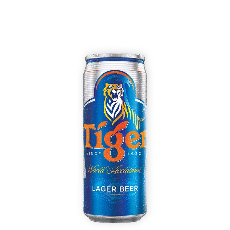 Bia Tiger Sleek 330ml (5%) (Nâu)