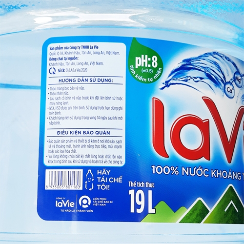 Nước Lavie 20L