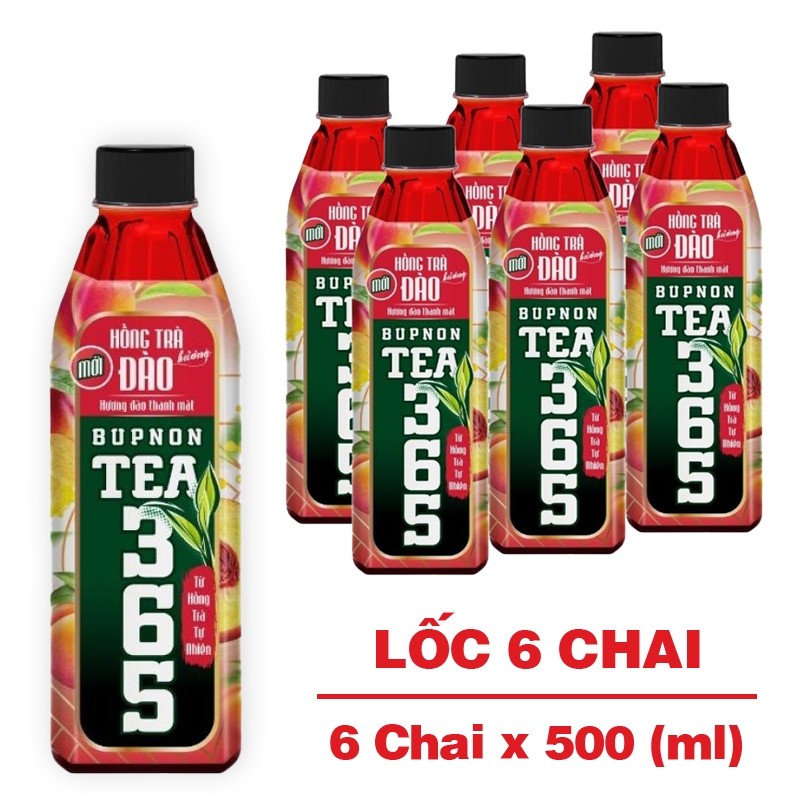 Trà Tea365 hương đào 500ml