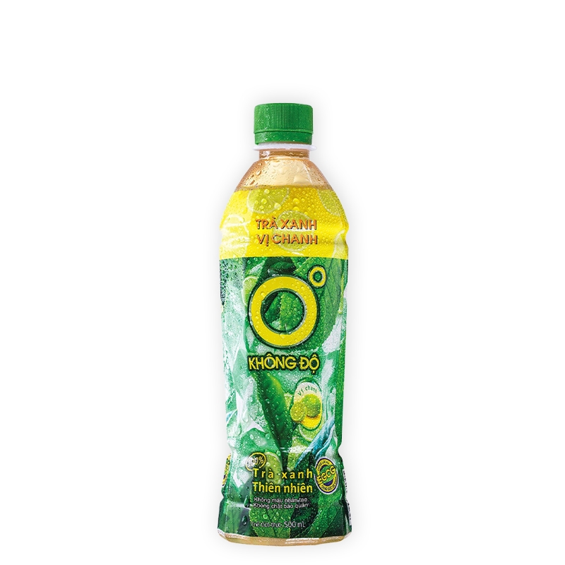 Trà xanh Không Độ vị chanh 455ml