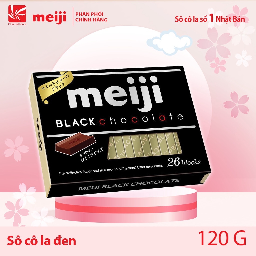 Socola Đen/Sữa Meiji Black/Milk Chocolate 41g*10 viên/120g*26 viên/50g*1 thanh Nhật Bản