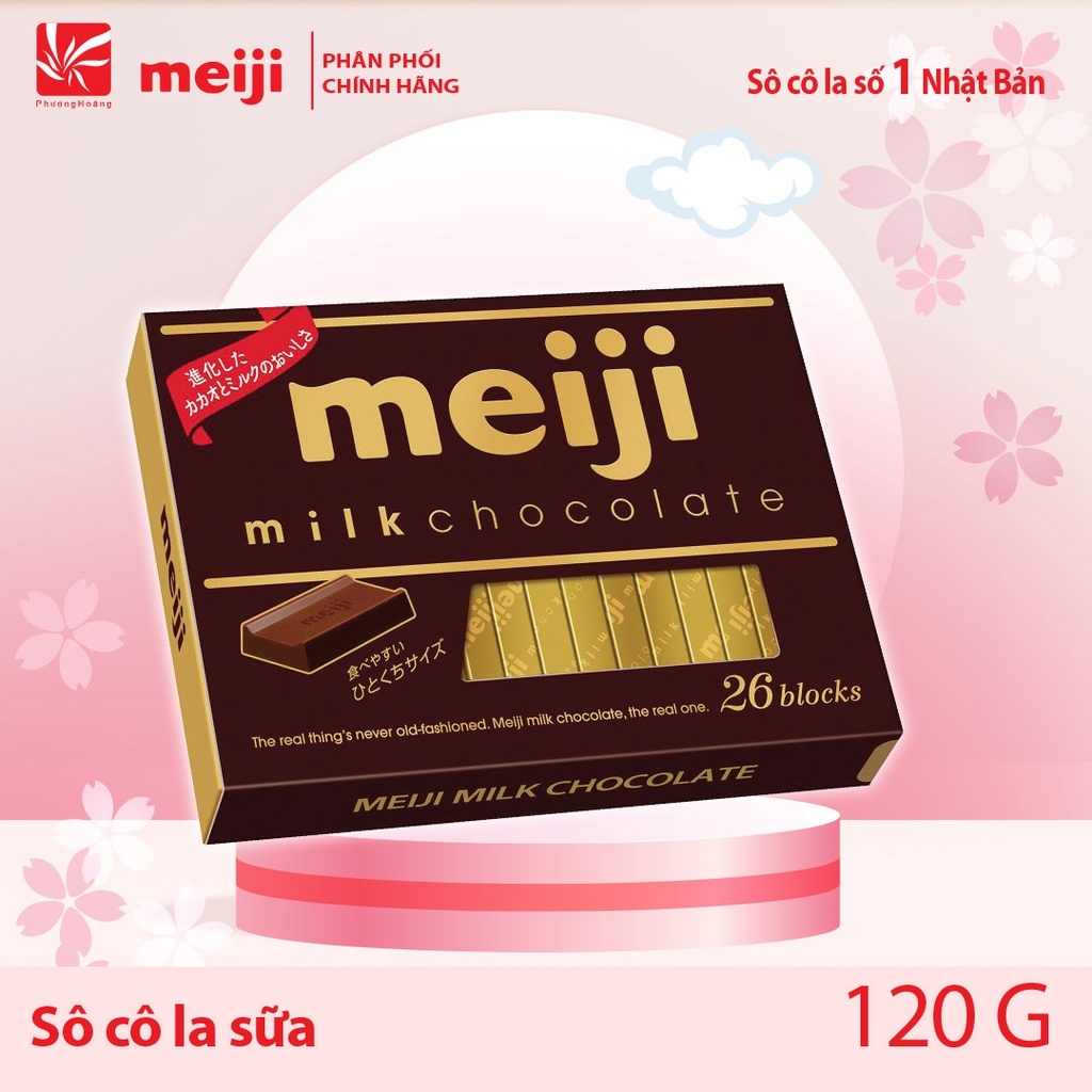 Socola Đen/Sữa Meiji Black/Milk Chocolate 41g*10 viên/120g*26 viên/50g*1 thanh Nhật Bản