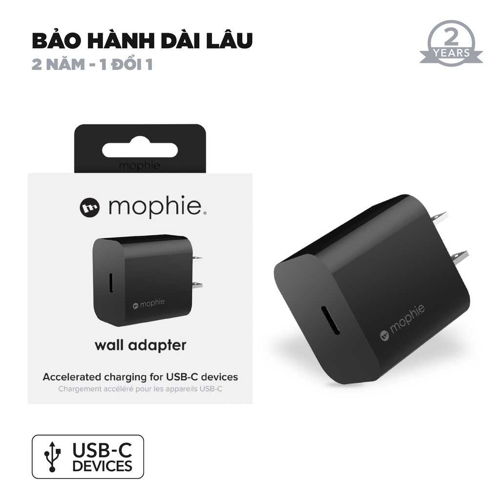 [Quà tặng] Sạc Mophie 18W USB-C