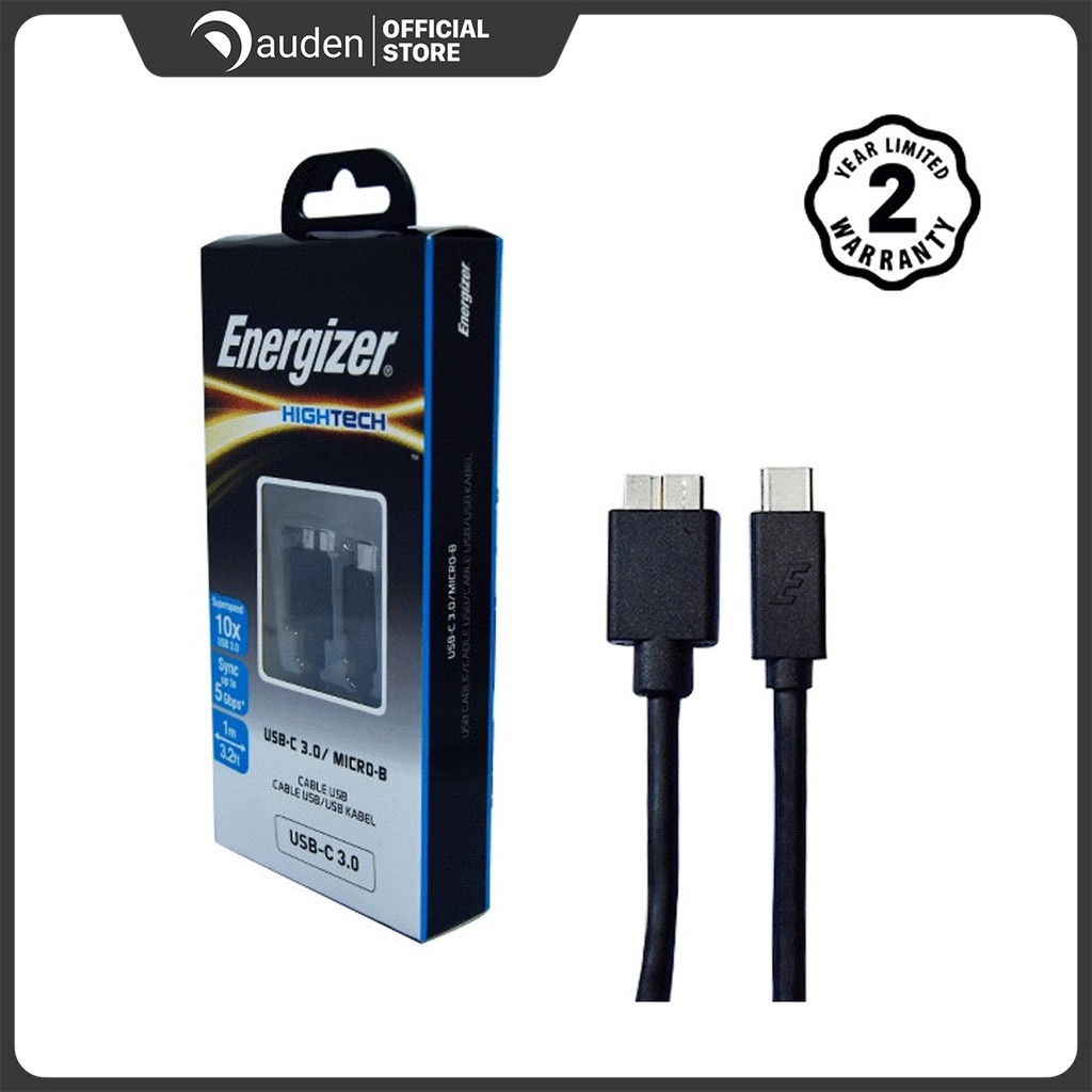 Cáp Energizer HT Type C3.0 Micro 1.2m màu đen - C11C3MCGBK4