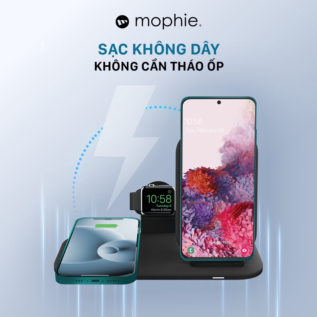 Đế sạc Mophie 2in1 Stand Plus